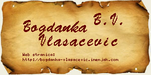 Bogdanka Vlasačević vizit kartica